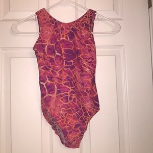 girls patterned leotard
